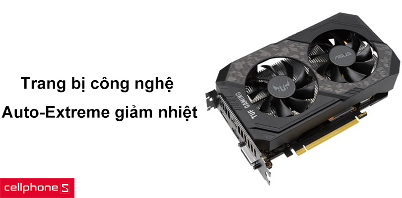 VGA Asus TUF Gaming GeForce GTX 1660 Ti EVO OC 6GB GDDR6