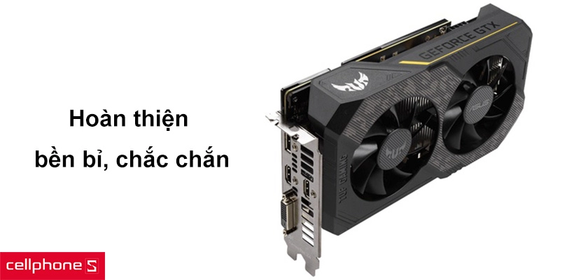 Card màn hình Asus TUF Gaming GeForce GTX 1660 Ti EVO OC 6GB GDDR6