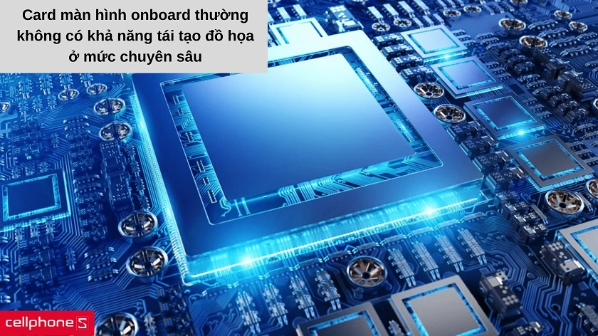 Card màn hình đính sẵn