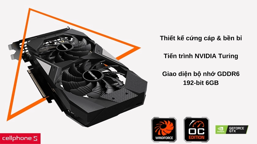 Card màn hình VGA GIGABYTE GeForce GTX 1660 Super OC 6G