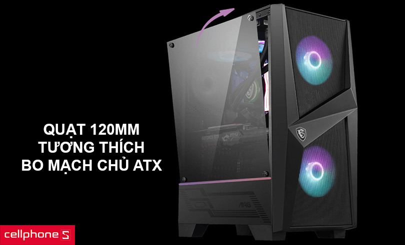 Luồng không khí lưu thông tối ưu, dễ lắp đặt