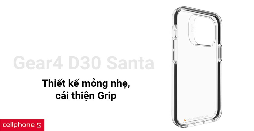 Thiết kế mỏng nhẹ, mặt lưng trong suốt