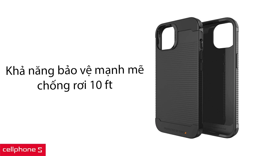 Khả năng bảo vệ mạnh mẽ khỏi rơi vỡ, va đập