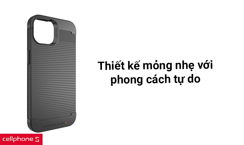 Thiết kế mỏng nhẹ với phong cách tự do