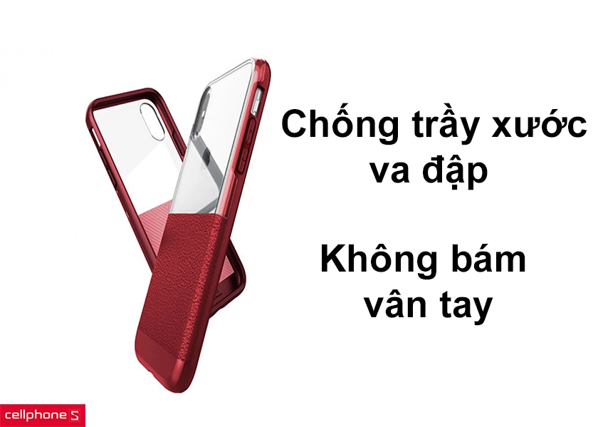 hông bám mồ hôi và vân tay, không bị trơn trượt