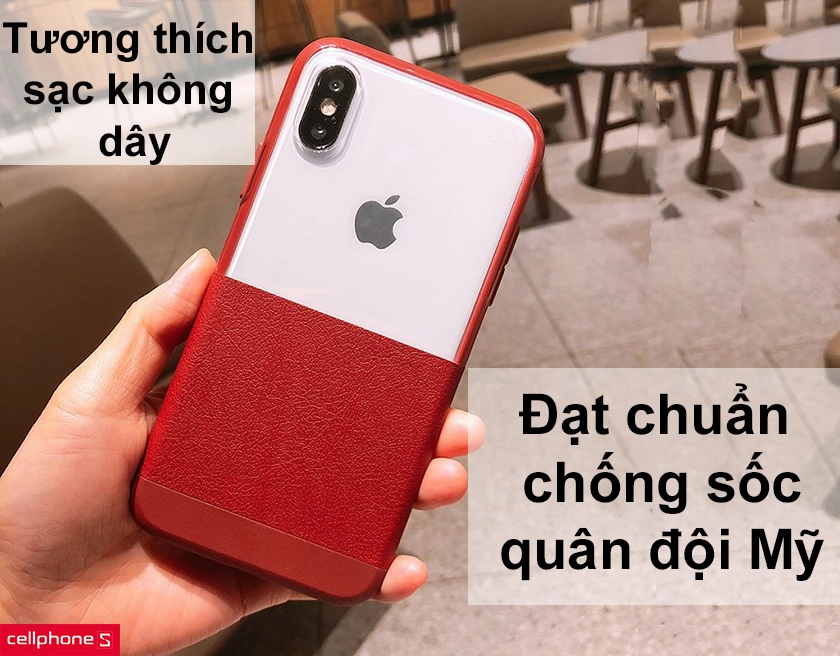 Hỗ trợ sạc không dây và thanh toán Apple Pay, đạt chuẩn chống sốc quân đội Mỹ an toàn khi rơi từ độ cao 3m
