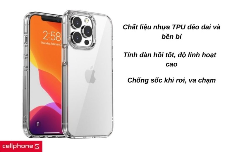 Ốp lưng iPhone 13 XO trong suốt