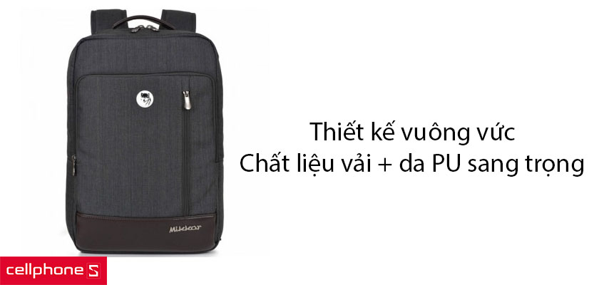 Thiết kế vuông vức, chất liệu vải da PU sang trọng