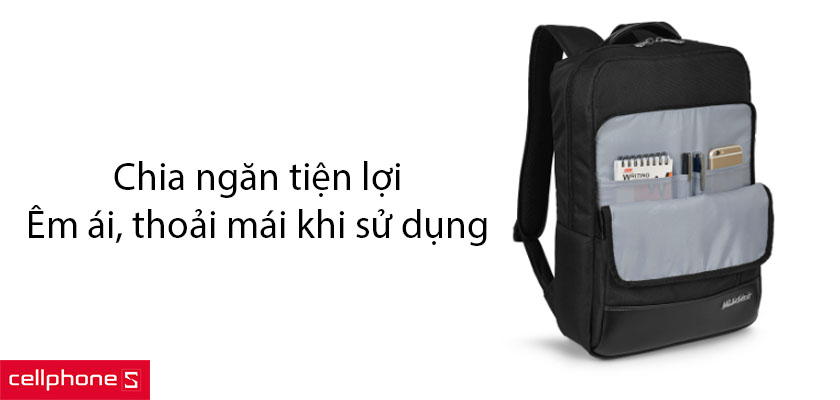 Phân chia ngăn tiện lợi, êm ái thoải mái khi sử dụng