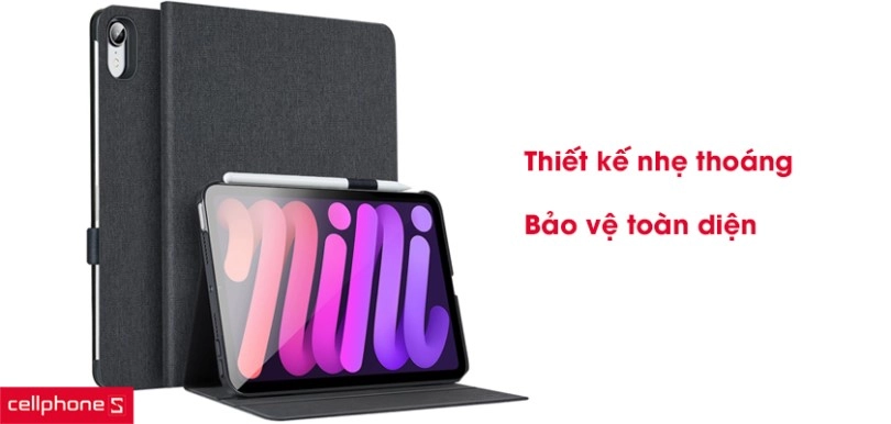Bao da iPad mini 6 ESR Urban Premium Folio Twillight