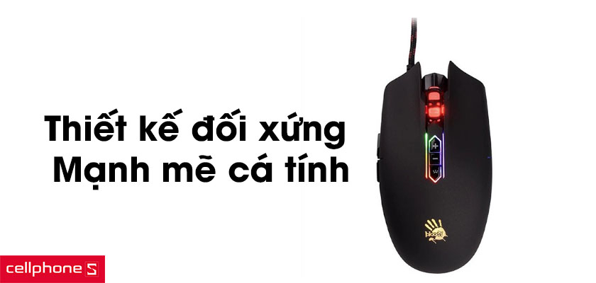 Thiết kế đối xứng, mạnh mẽ cá tính