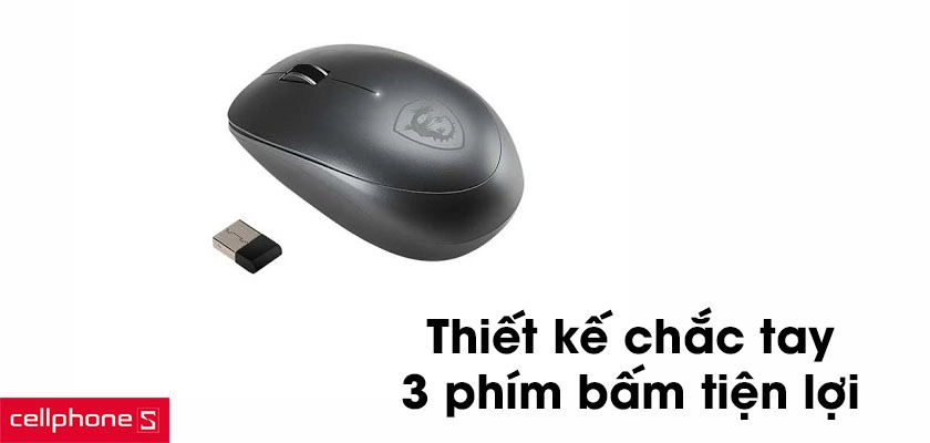 Thiết kế chắc tay với đầy đủ phím bấm