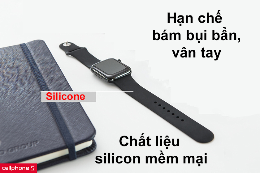 Chất liệu silicon mềm mại, hạn chế bám bụi bẩn và vân tay