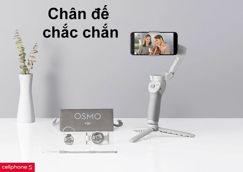 chân đế nằm chắc chắn