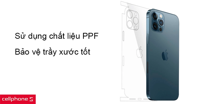 Sử dụng chất liệu PPF với khả năng bảo vệ trầy xước tốt