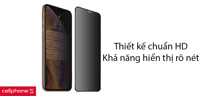 Thiết kế chuẩn HD, độ mỏng chỉ 0,22mm