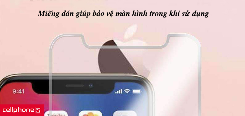 Dán màn hình, kính cường lực iPhone 13 bảo vệ bề mặt điện thoại hoàn hảo