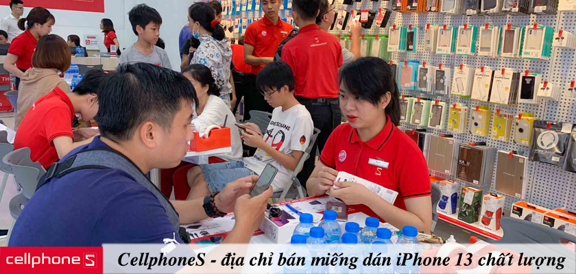 Mua dán màn hình, kính cường lực iPhone 13 chất lượng, giá tốt chỉ có tại CellphoneS