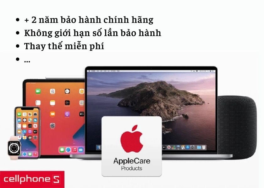 Những lợi ích mà Applecare For Macbook Air mang lại
