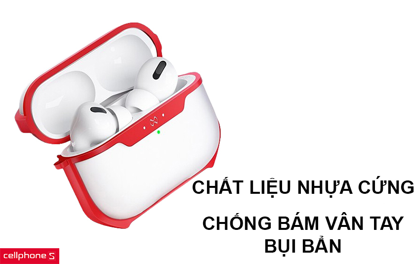 Chất liệu nhựa cứng trong suốt, chống bám vân tay và bụi bẩn
