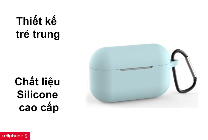 Thiết kế trẻ trung, chất liệu Silicone cao cấp