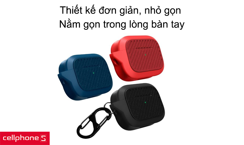 Thiết kế đơn giản, nhỏ gọn, nằm gọn trong lòng bàn tay