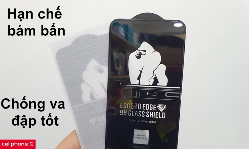 Hạn chế bám bẩn, chống va đập tốt