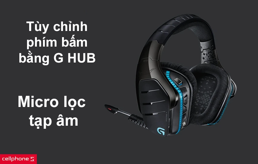 phím bấm tiện lợi cùng micro đàm thoại chất lượng cao