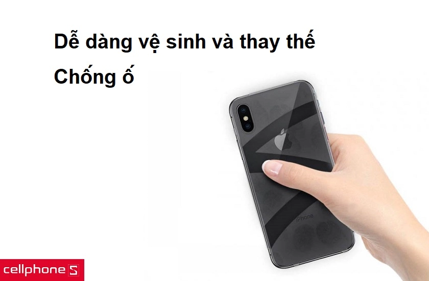 Dễ dàng vệ sinh và thay thế
