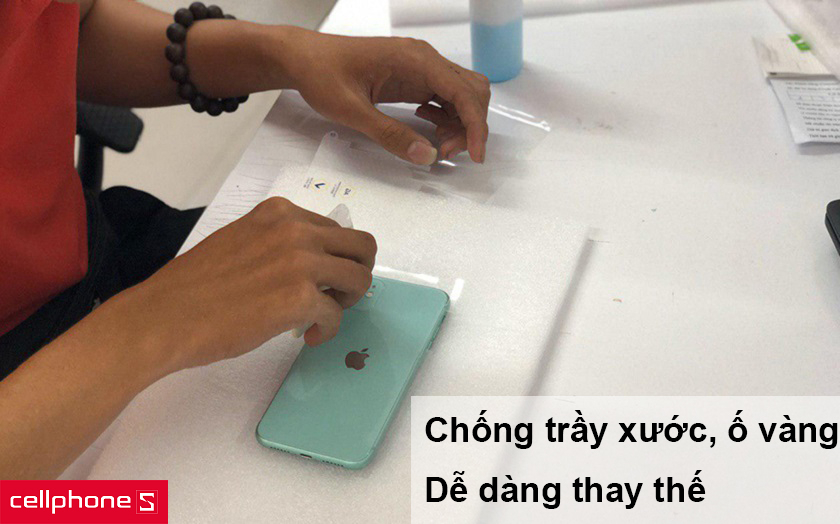 Chống trầy xước, ố vàng vượt trội và dễ dàng thay thế