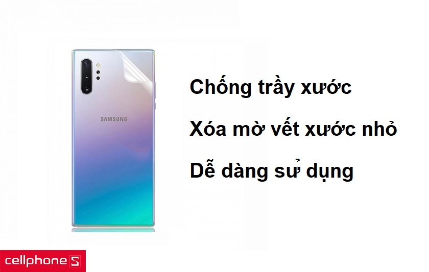 Chống trầy xước, xóa mờ vết xước nhỏ