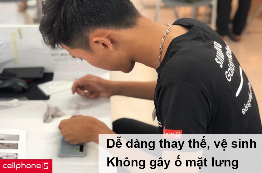 Dễ dàng thay thế và vệ sinh