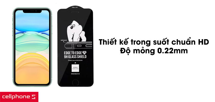 Kính cường lực KingKong cho iPhone 11 Pro Max