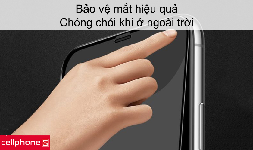 Bảo vệ mắt hiệu quả, chóng chói khi ở ngoài trời