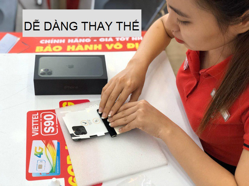 Dễ dàng thay thế và sử dụng