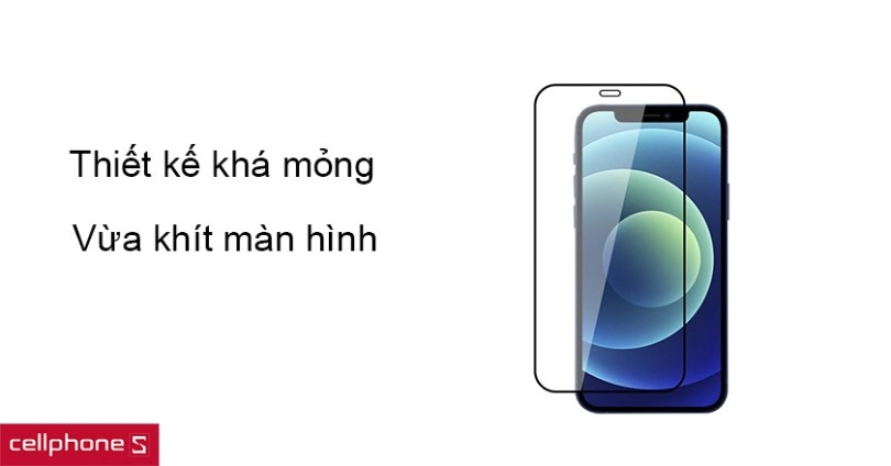 Dán cường lực iPhone 13/13 Pro Mipow Premium