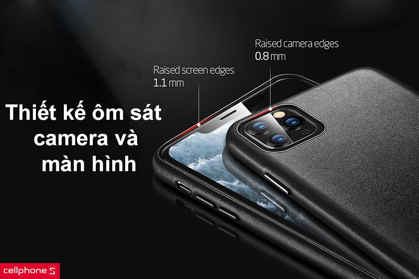 thiết kế phù hợp với cụm camera