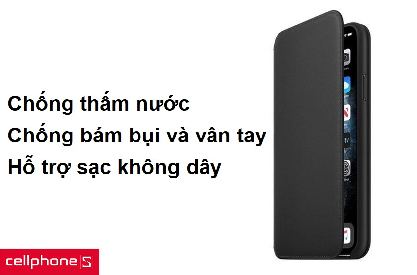 Ốp lưng chống thấm nước, hỗ trợ sạc không dây