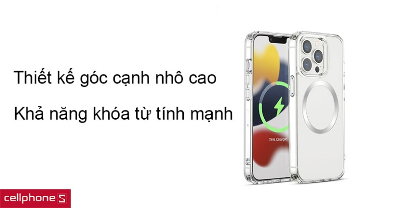 Ốp lưng iPhone 13 Pro Max ESR Classic Hybrid With Halo Lock