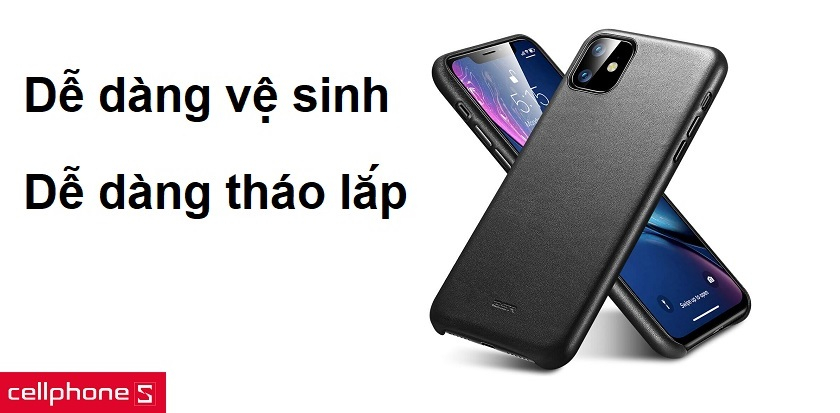 Dễ dàng vệ sinh và thay tháo lắp với ESR Metro Premium