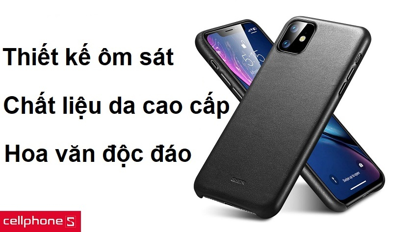 Thiết kế ôm sát, chất liệu da cao cấp và hoa văn độc đáo