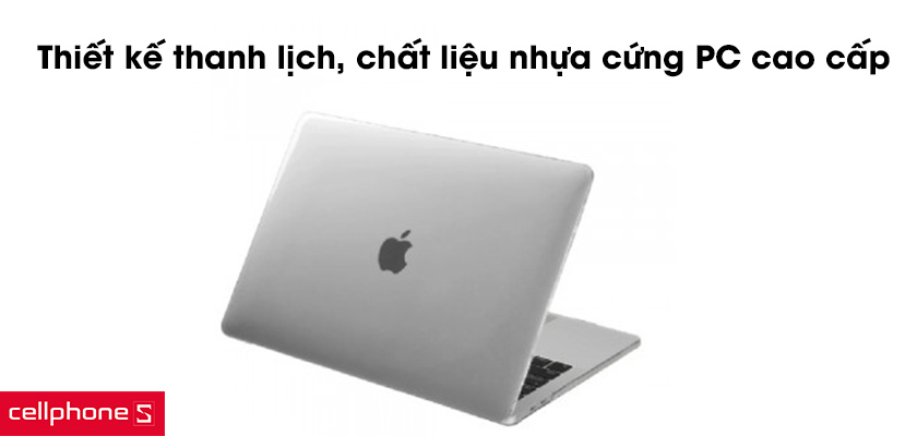 Thiết kế thanh lịch, chất liệu nhựa cứng PC cao cấp