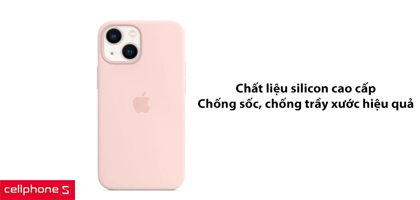 Ốp lưng Apple Silicone Case hỗ trợ MagSafe cho iPhone 13 Mini Chính hãng