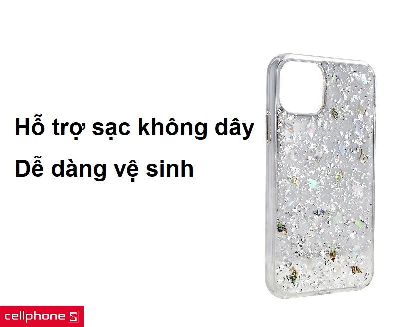 Hỗ trợ sạc không dây, dễ dàng vệ sinh