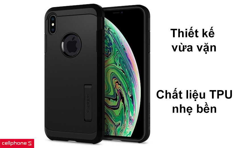 Thiết kế vừa vặn, chất liệu TPU nhẹ bền