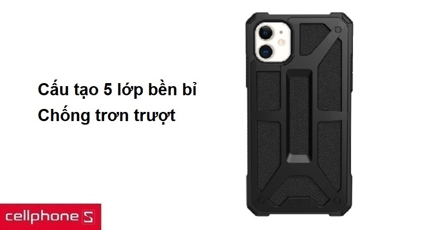 Cấu tạo 5 lớp bền bỉ, chống trơn trượt