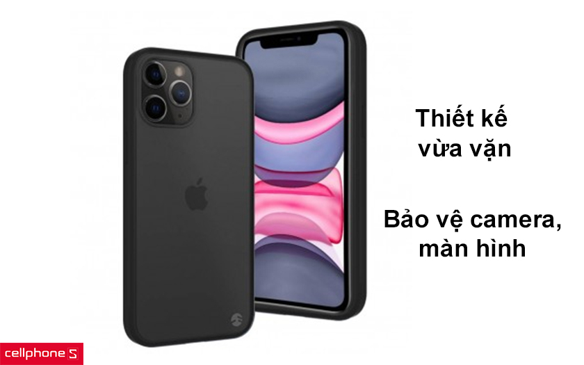 Thiết kế vừa vặn, bảo vệ camera và màn hình