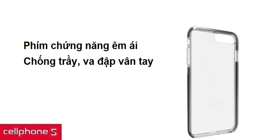 Phím chứng năng êm ái, chống trầy, va đập vân tay