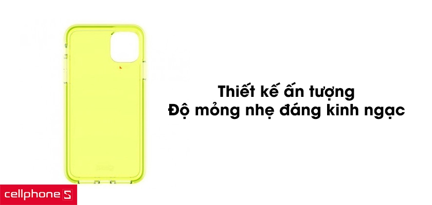 Thiết kế ấn tượng, độ mỏng nhẹ đáng kinh ngạc