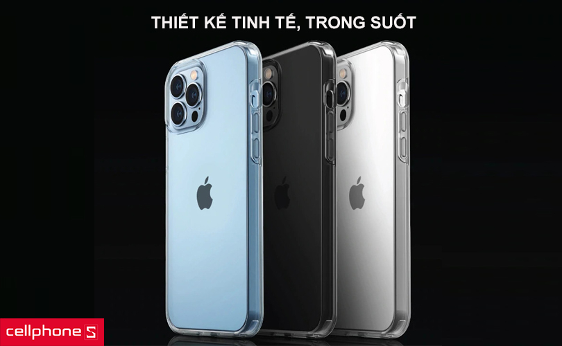 Ốp lưng iPhone 13 Pro UNIQ Hybird Clarion Lucent Clear